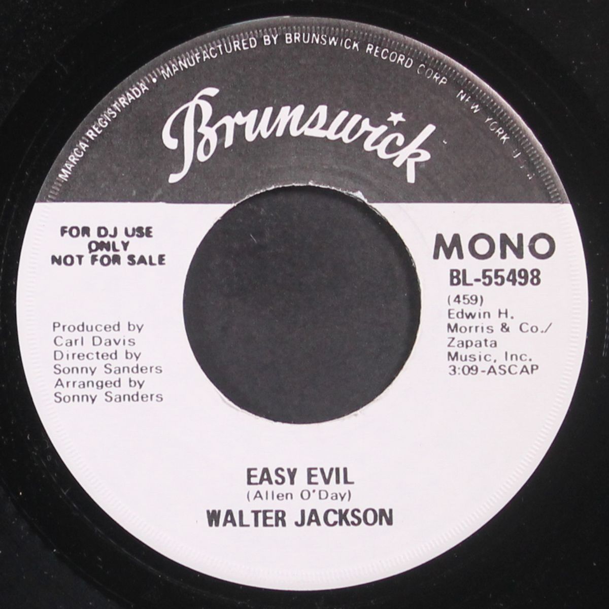 easy evil / i never had it so good by WALTER JACKSON