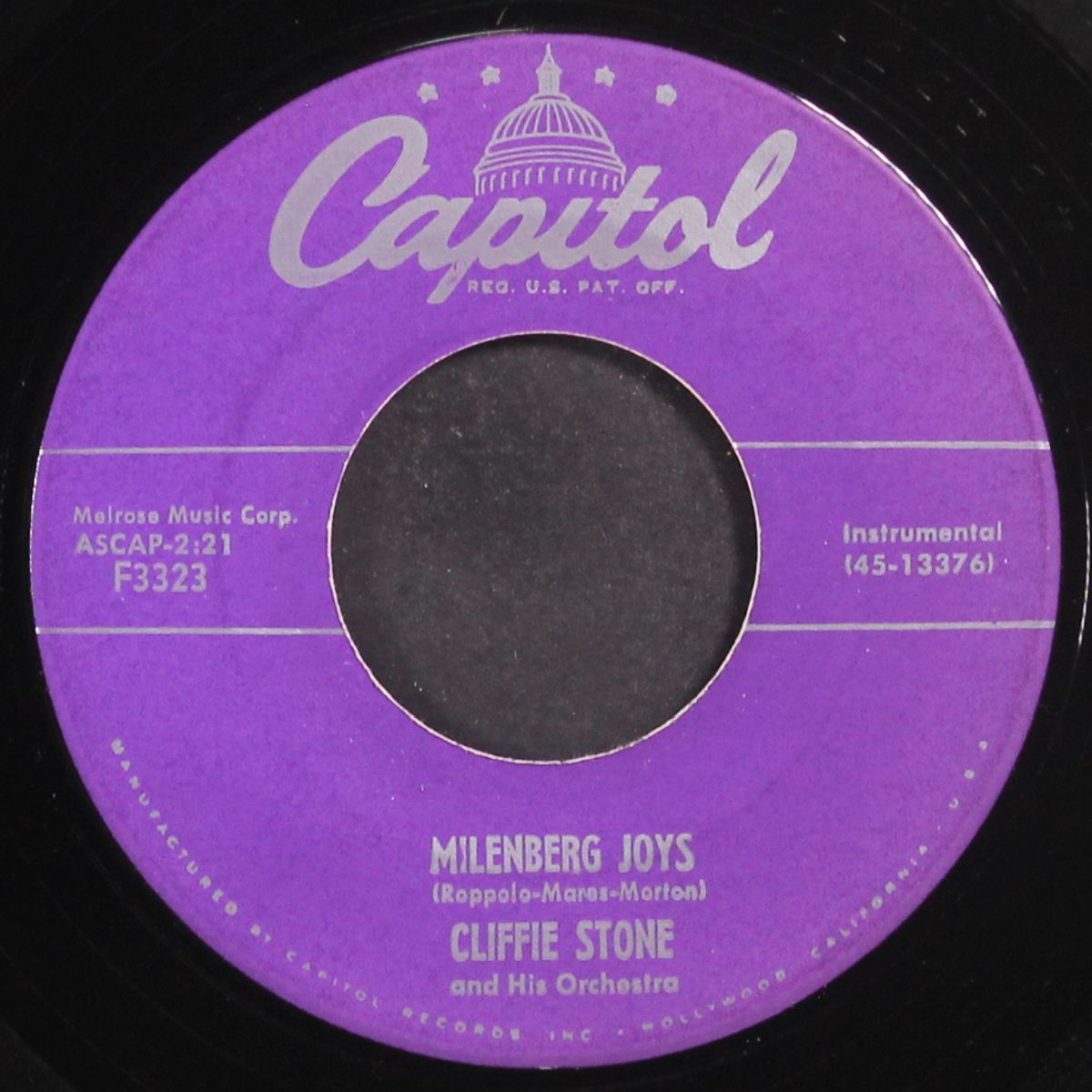 milenberg joys by CLIFFIE STONE