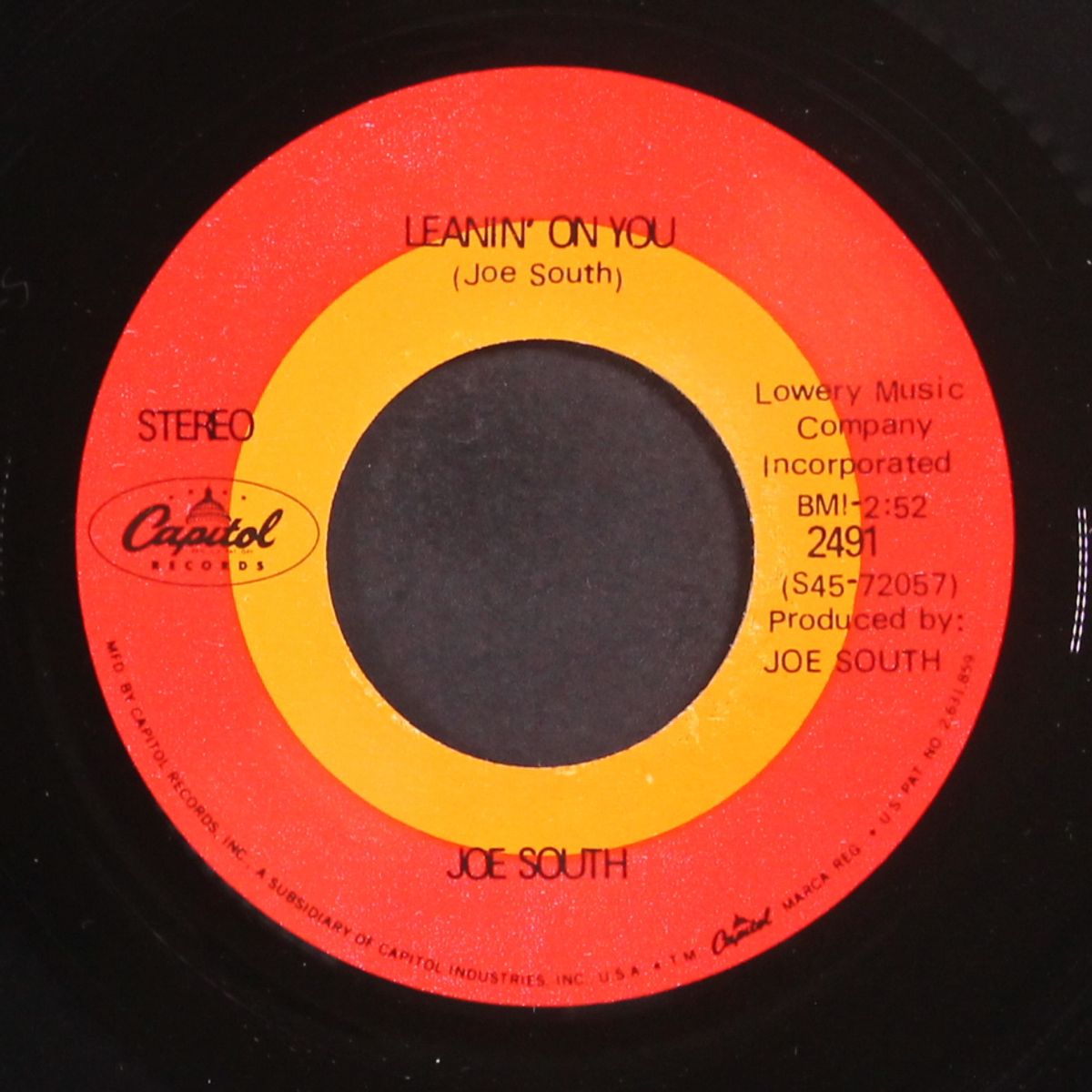don't you be ashamed / leanin' on you by JOE SOUTH
