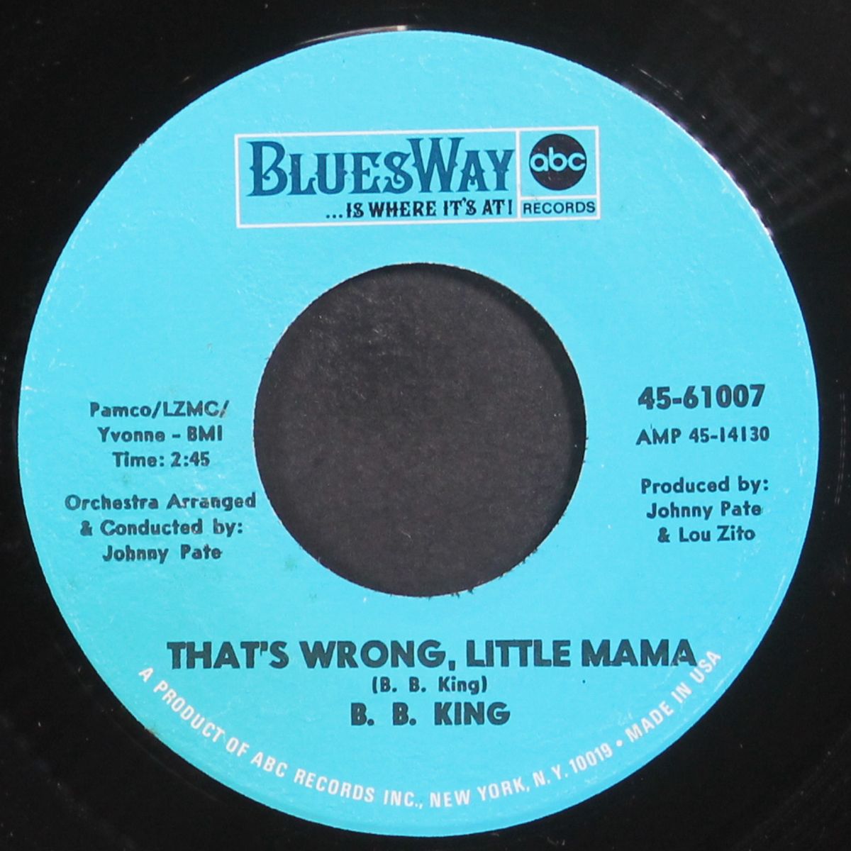 worried dream / that's wrong, little mama by B.B. KING