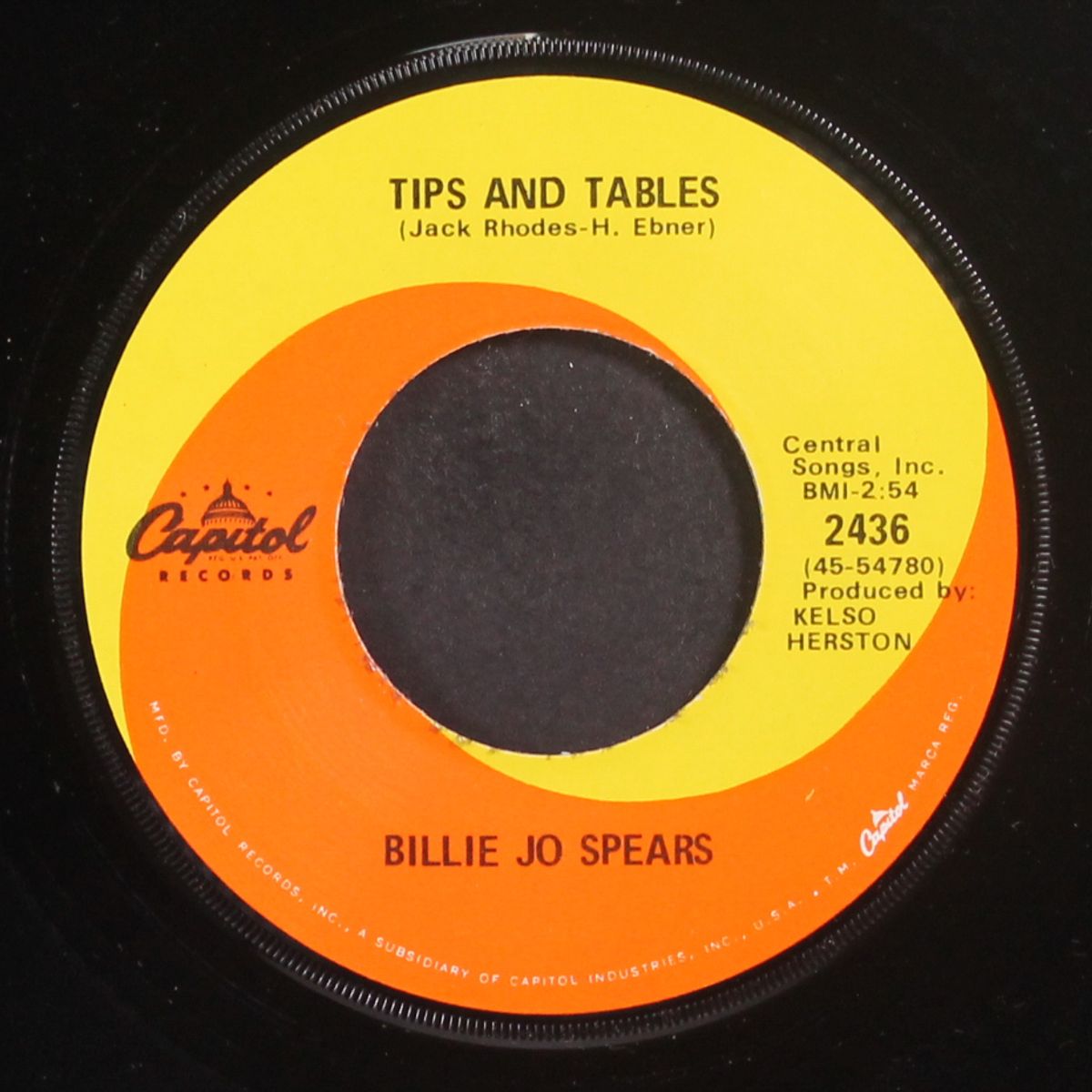 mr. walker, it's all over / tips and tables by BILLIE JO SPEARS