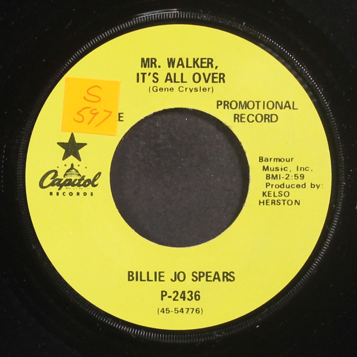 mr. walker, it's all over / tips and tables by BILLIE JO SPEARS