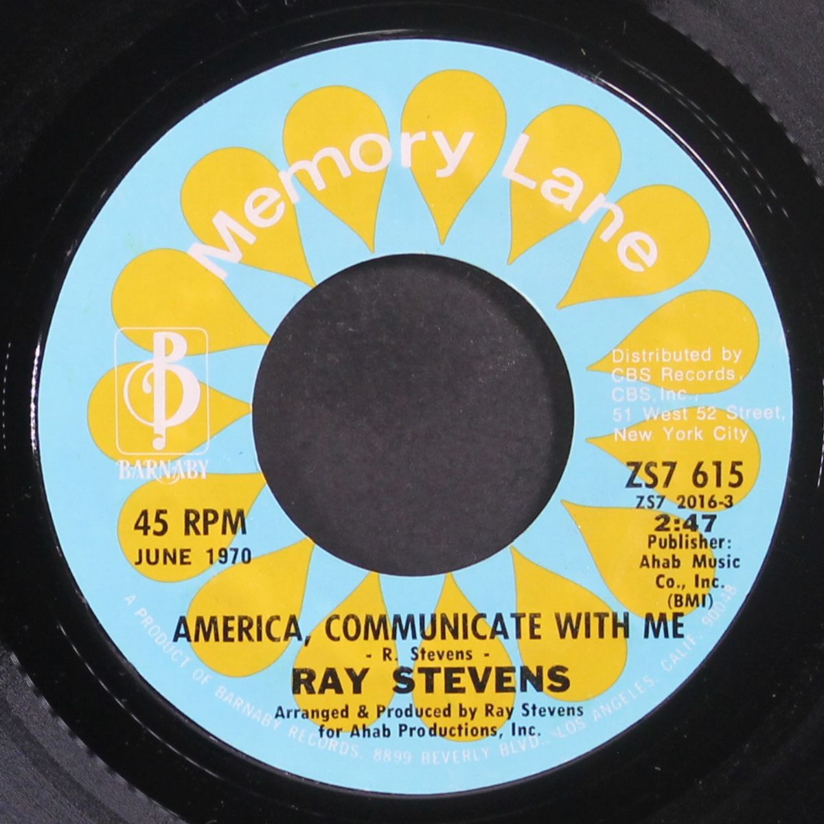 everything is beautiful / america, communicate with me by RAY STEVENS