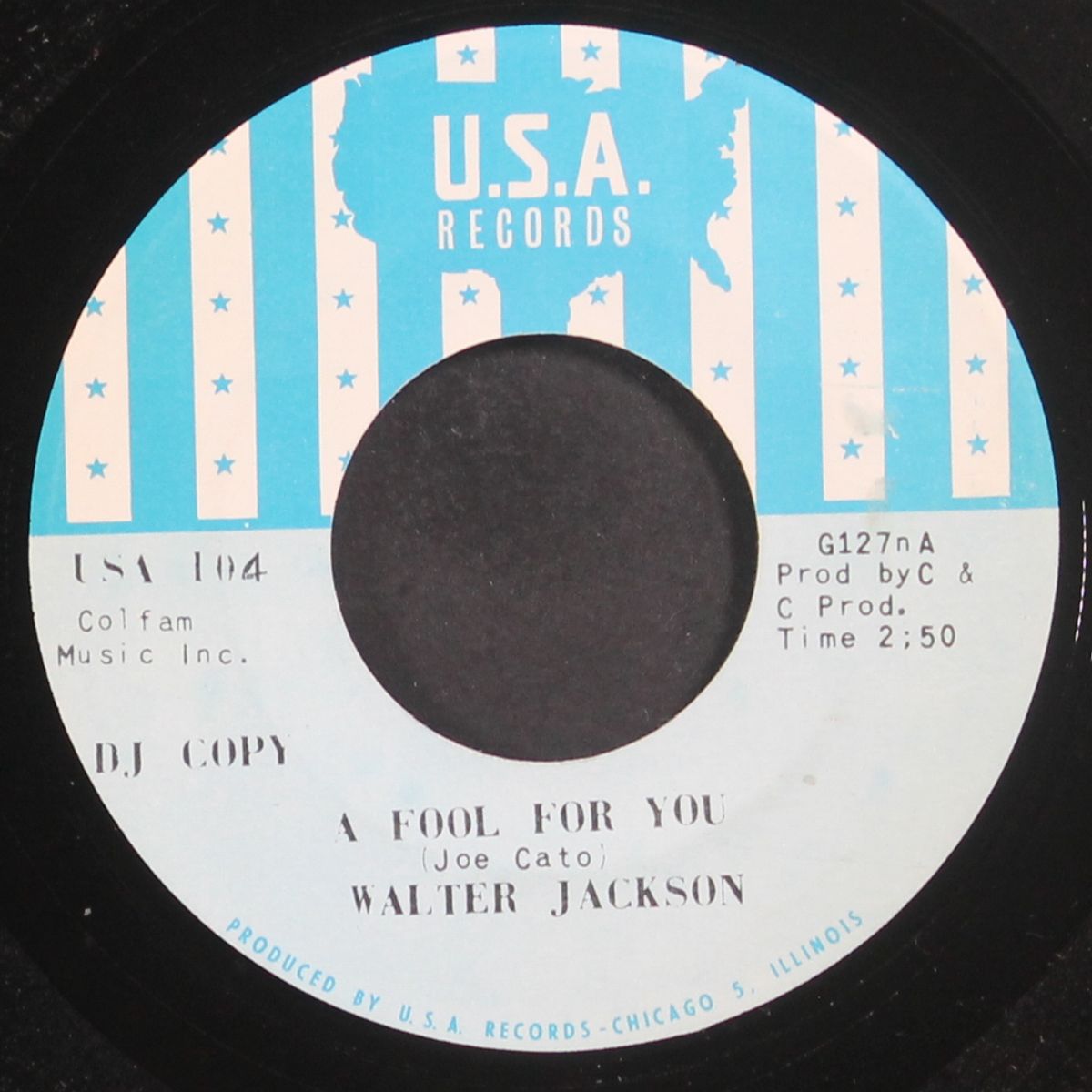 the walls that separate us / a fool for you by WALTER JACKSON