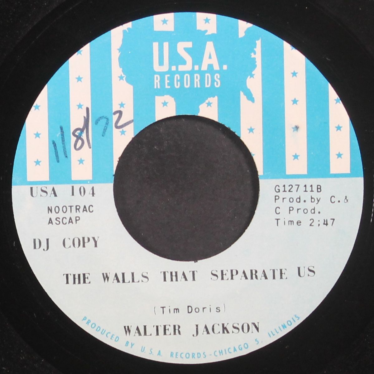 the walls that separate us / a fool for you by WALTER JACKSON