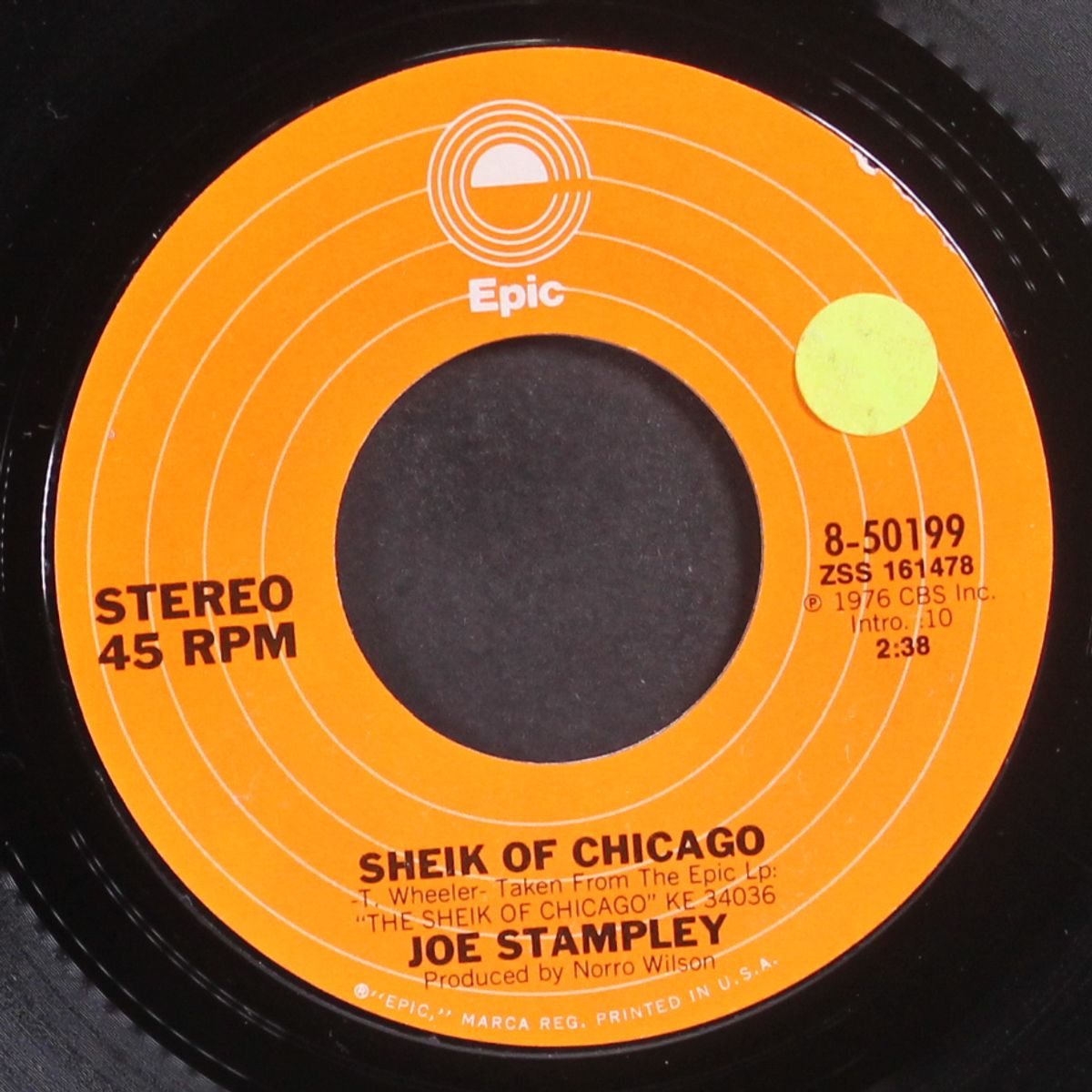 sheik of chicago / whiskey talkin' by JOE STAMPLEY