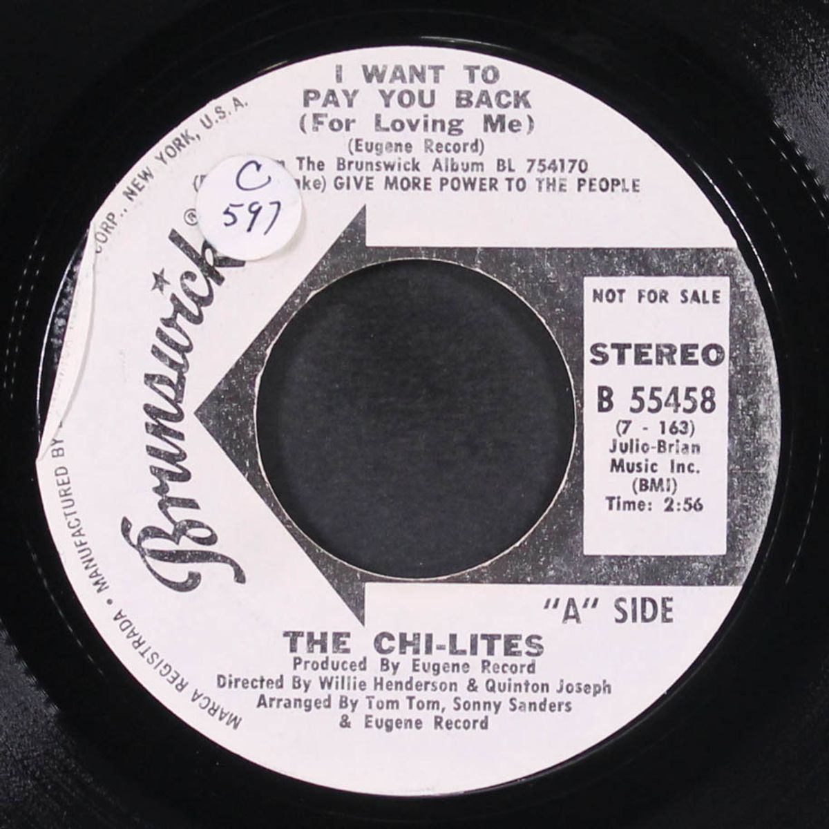 i want to pay you back / love uprising by CHI-LITES
