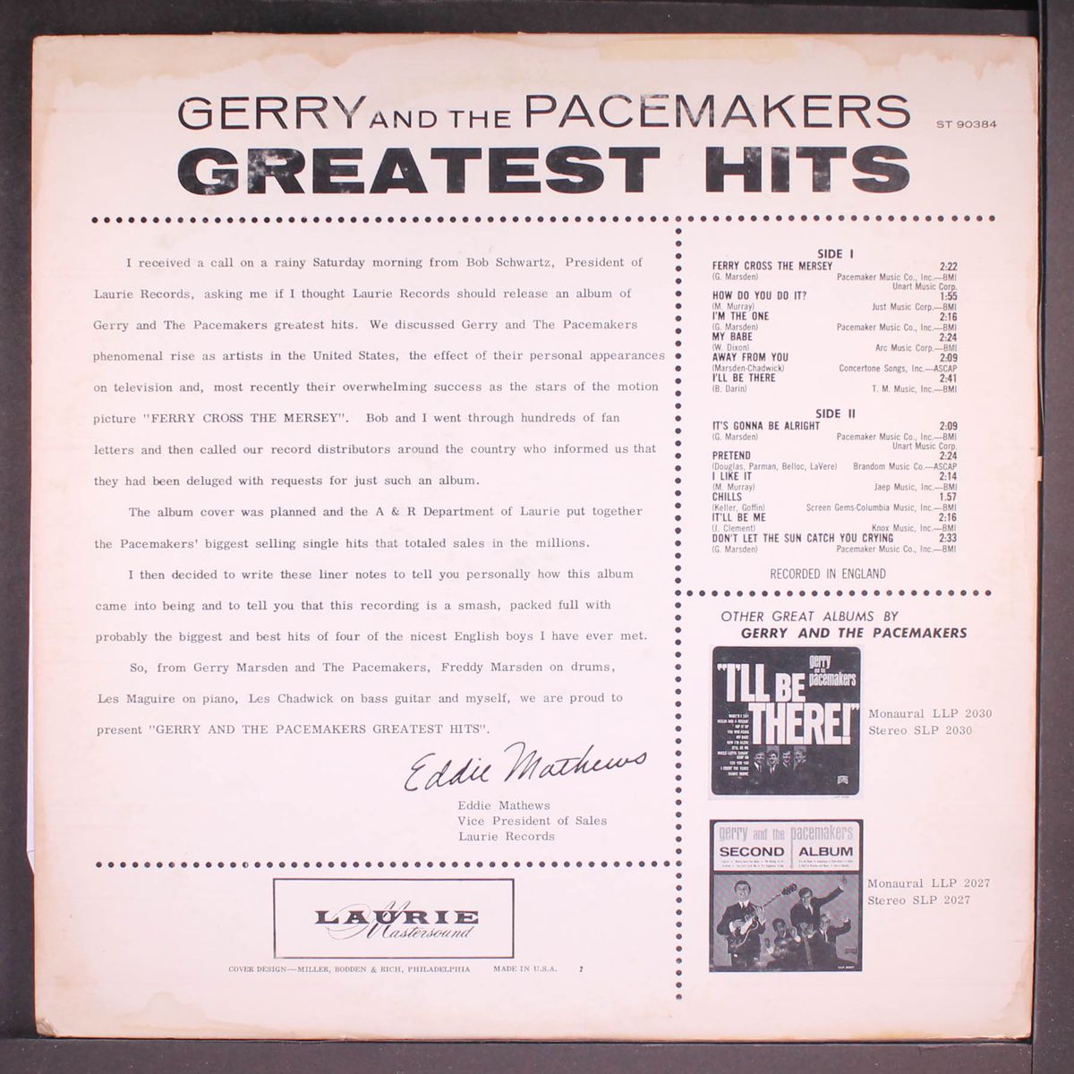 greatest hits by GERRY & PACEMAKERS