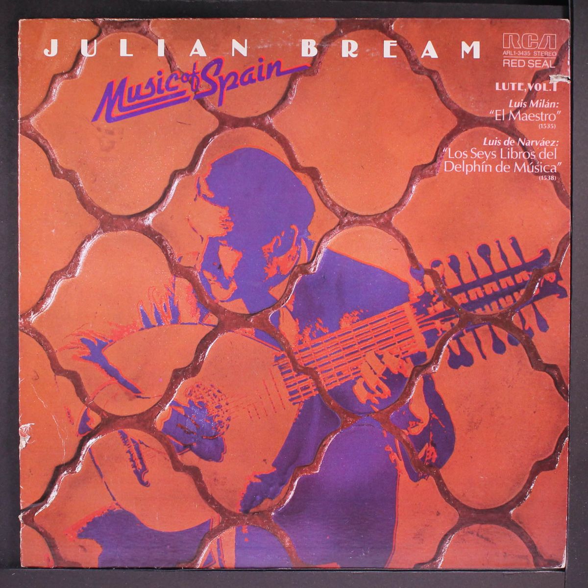 music of spain; lute, vol. 1 by JULIAN BREAM