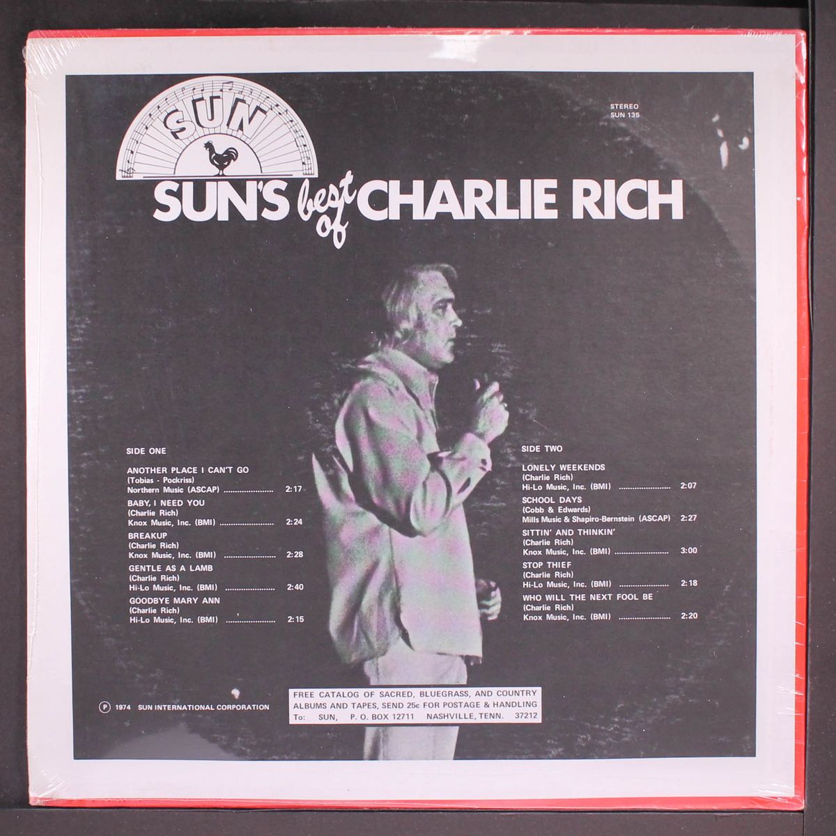 sun's best of by CHARLIE RICH