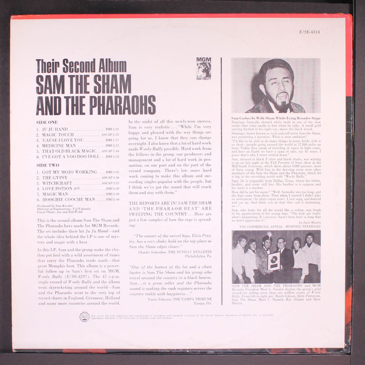 their second album by SAM THE SHAM & PHARAOHS
