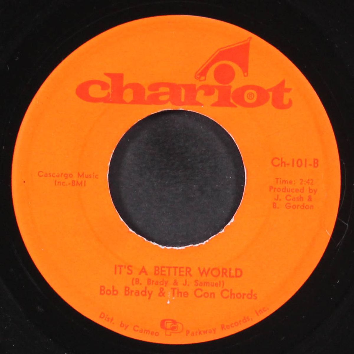 more, more, more of your love / it's a better world by BOB BRADY & CON CHORDS