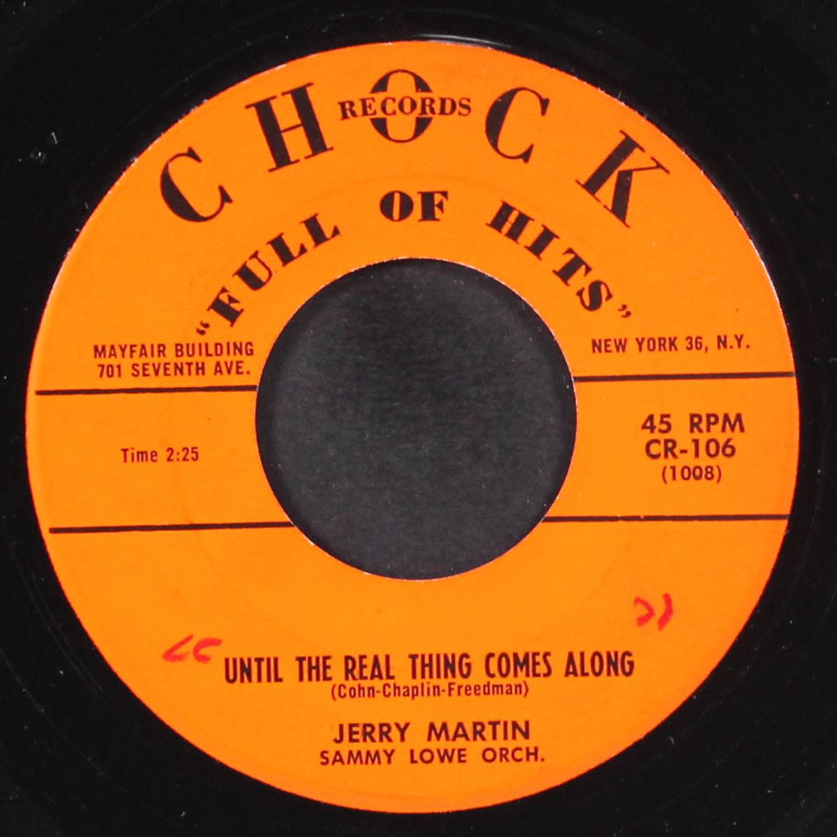 patricia / until the real thing comes along by JERRY MARTIN