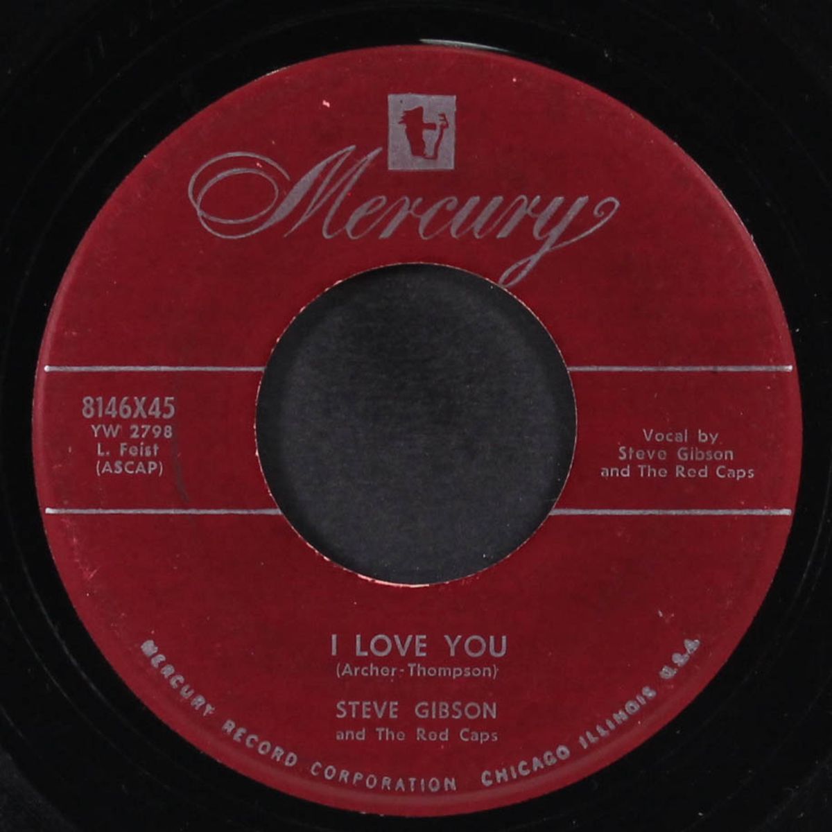 blueberry hill / i love you by STEVE GIBSON & RED CAPS