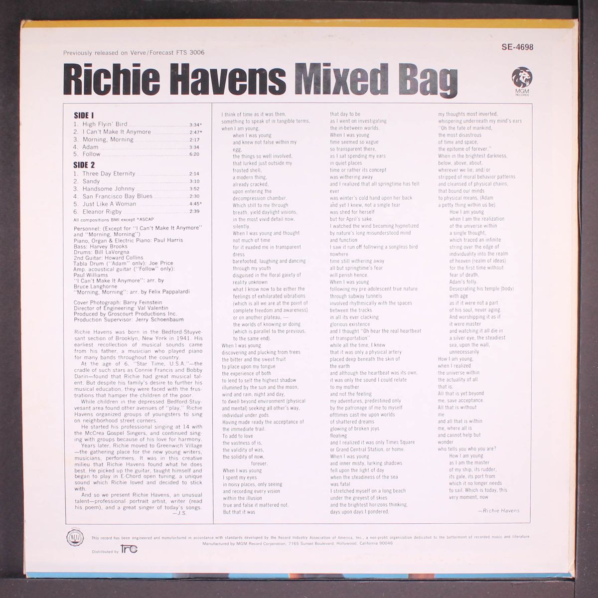 mixed bag by RICHIE HAVENS