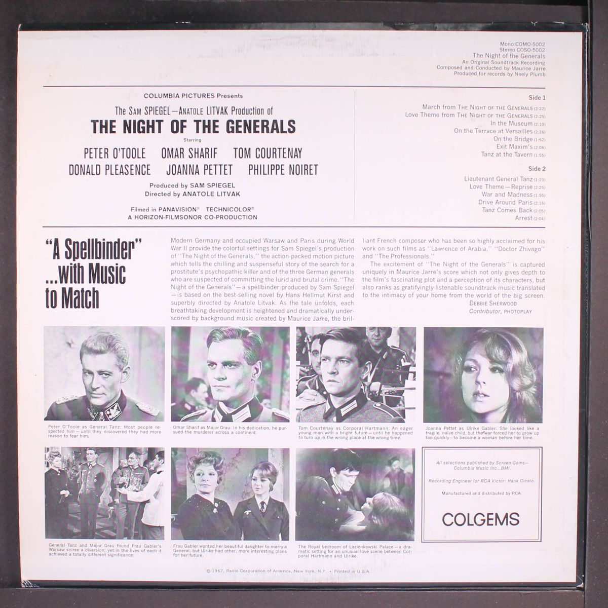 the night of the generals by SOUNDTRACK