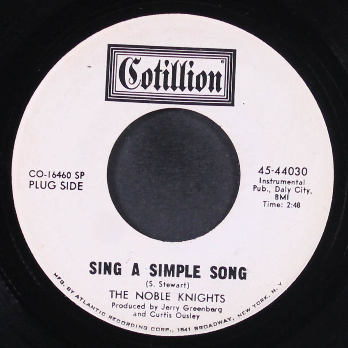 sing a simple song / movin' part iv by NOBLE KNIGHTS