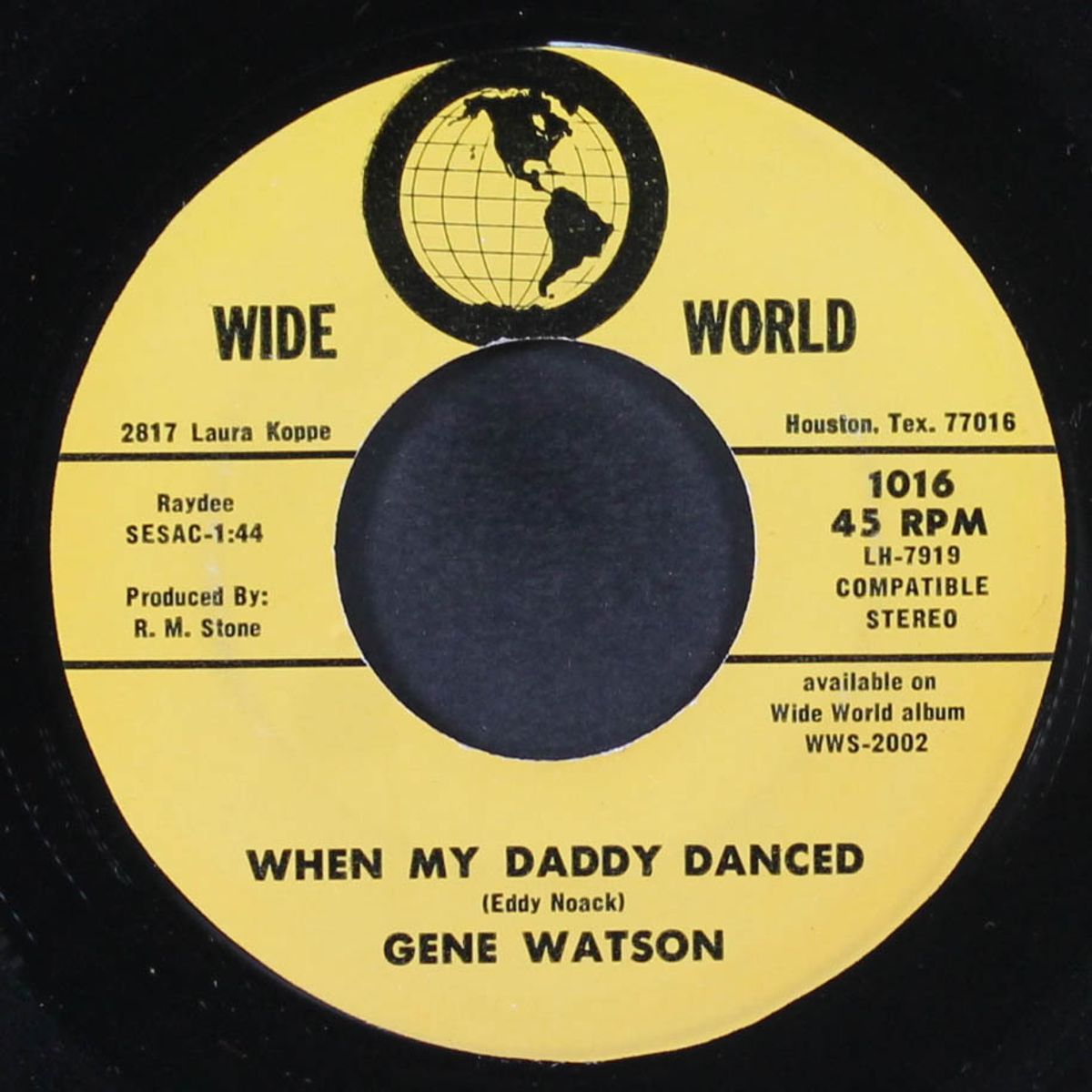 when my daddy danced / eli funkelby by GENE WATSON