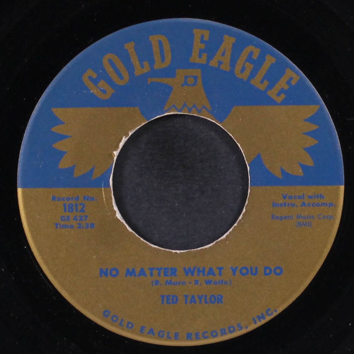 never in my life / no matter what you do by TED TAYLOR