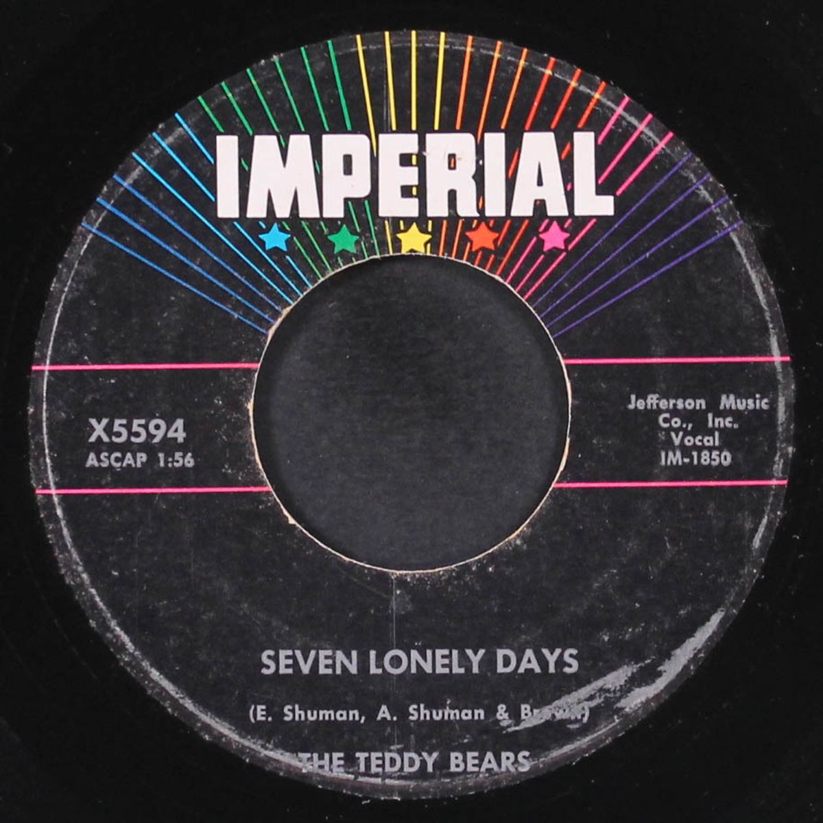 don't go away / seven lonely days by TEDDY BEARS