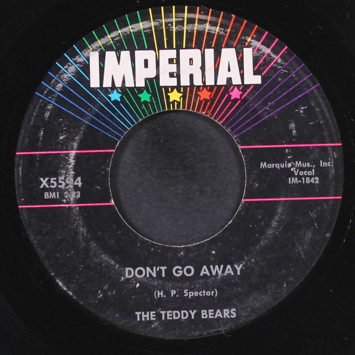 don't go away / seven lonely days by TEDDY BEARS