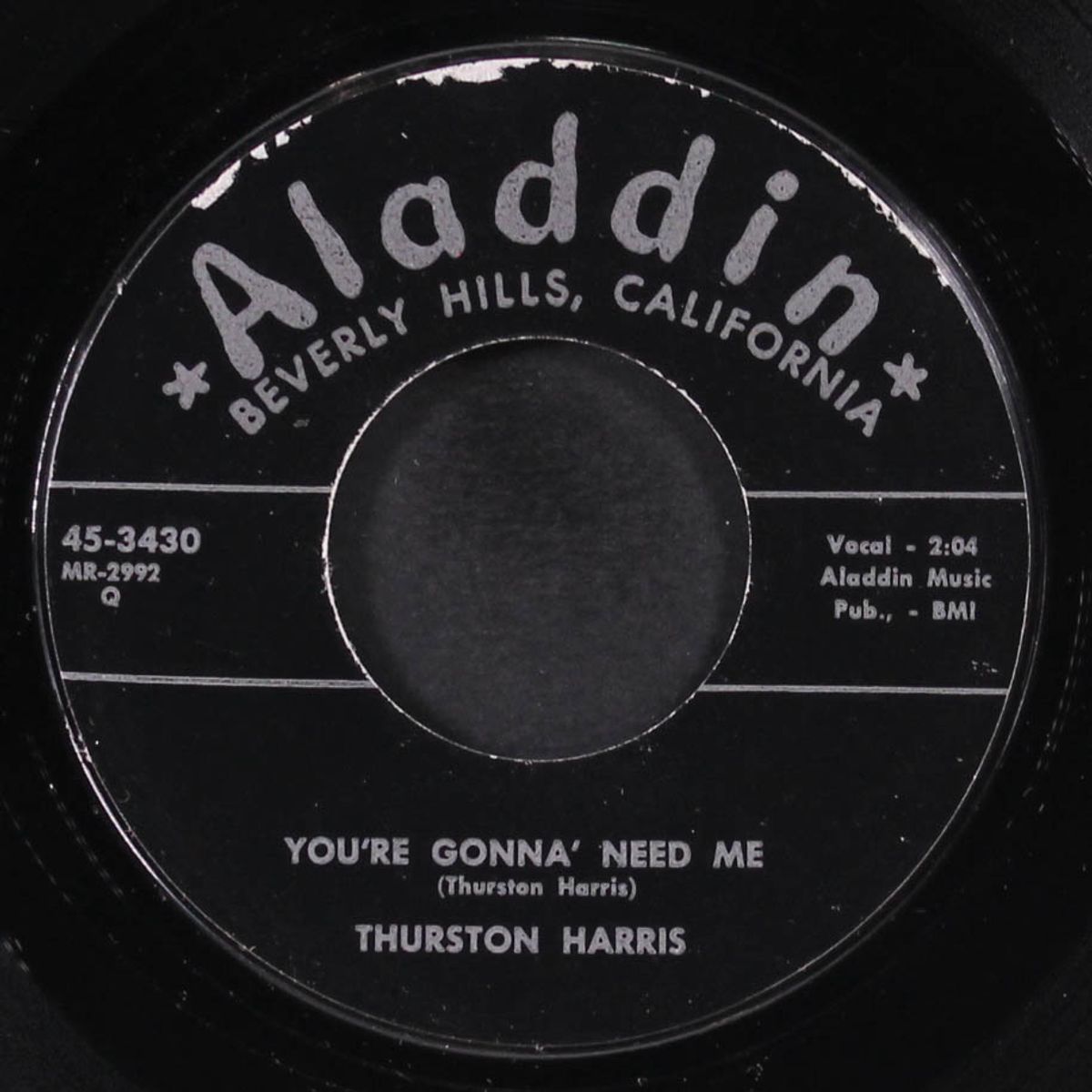 over and over / you're gonna need me by THURSTON HARRIS