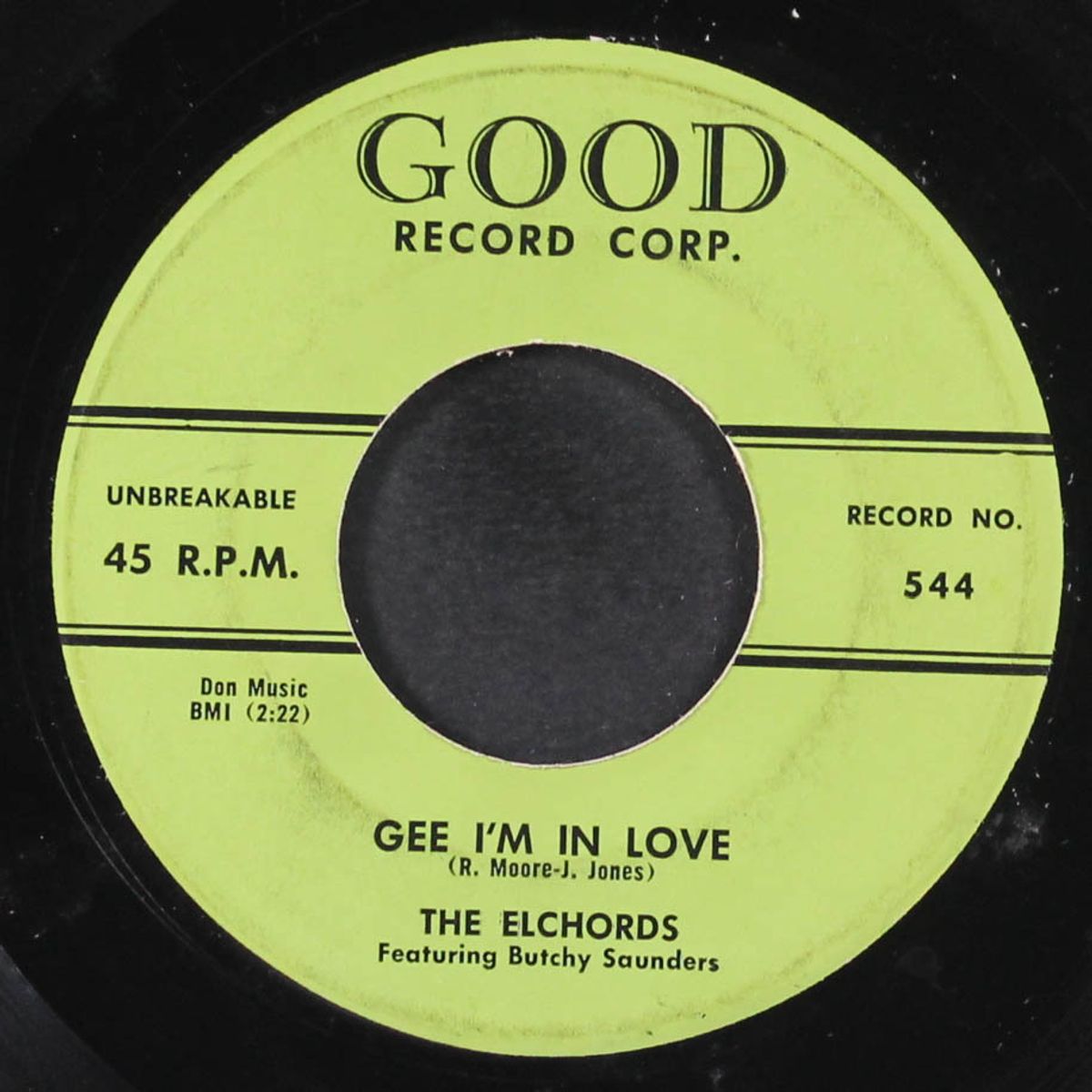 gee i'm in love / peppermint stick by ELCHORDS
