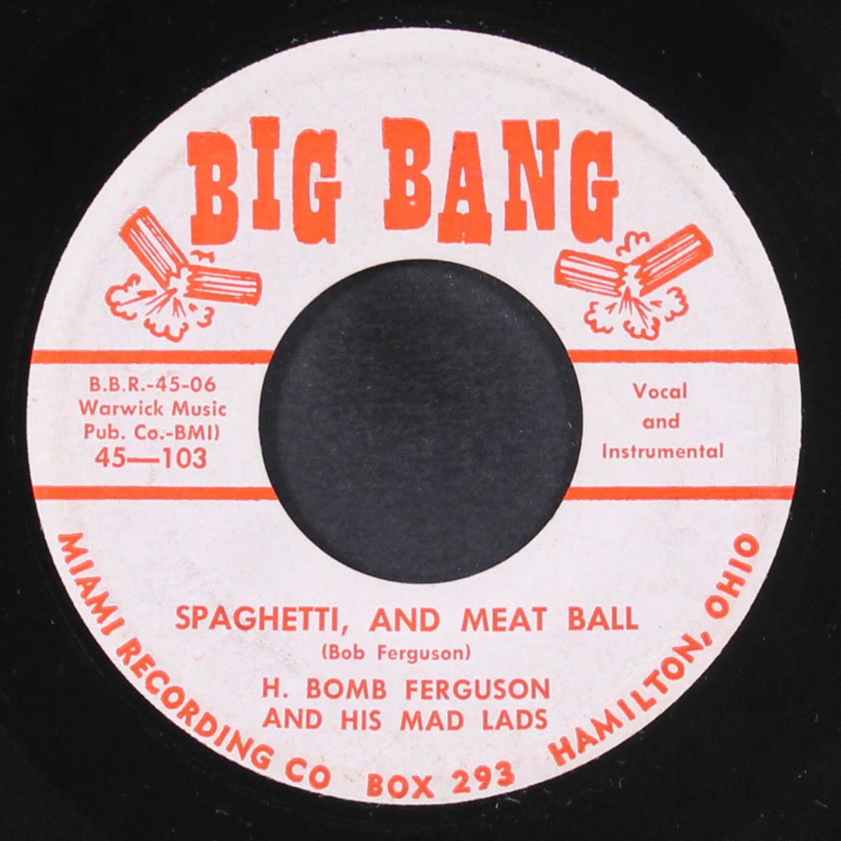 no-sackie-sack / spaghetti, and meat ball by H-BOMB FERGUSON