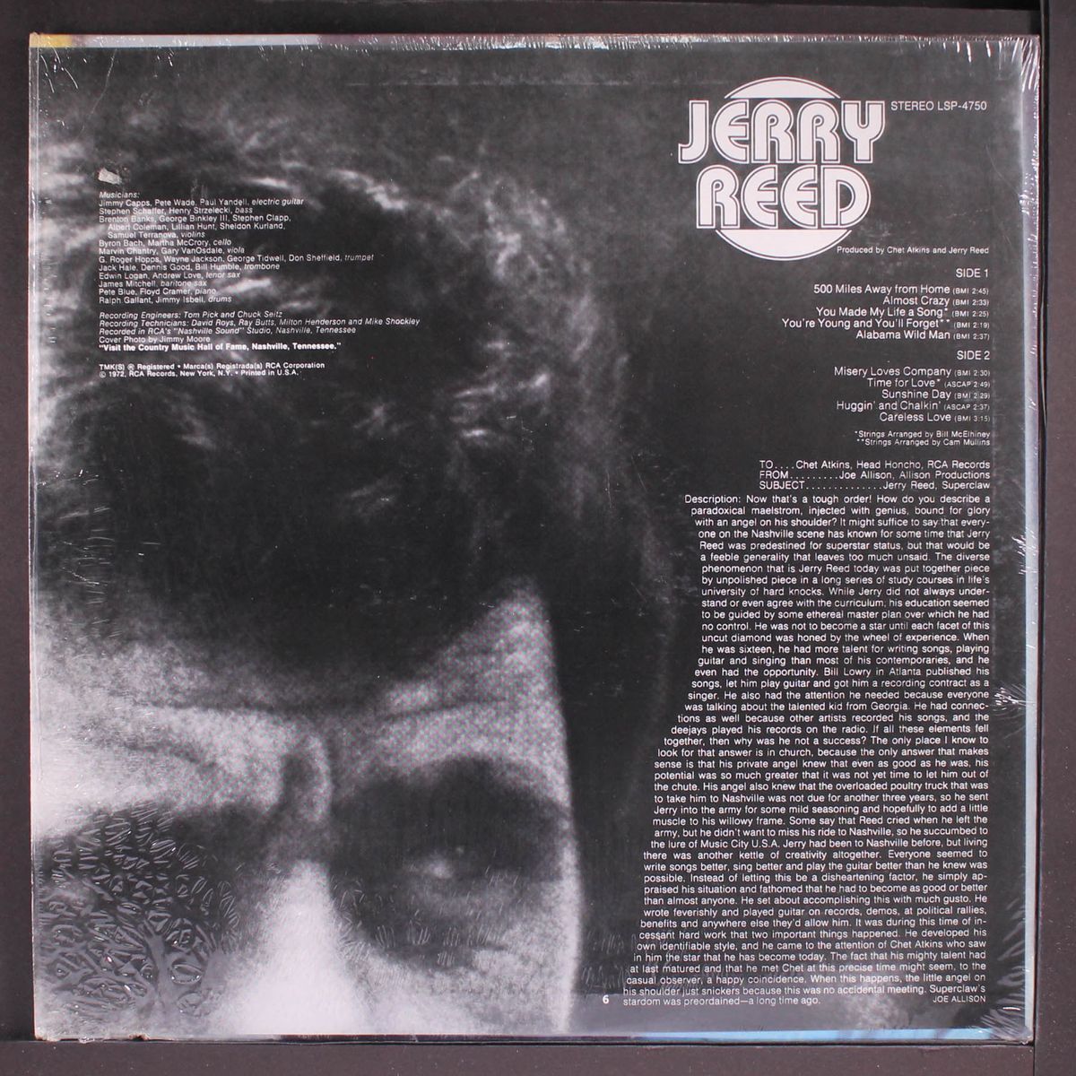 jerry reed by JERRY REED