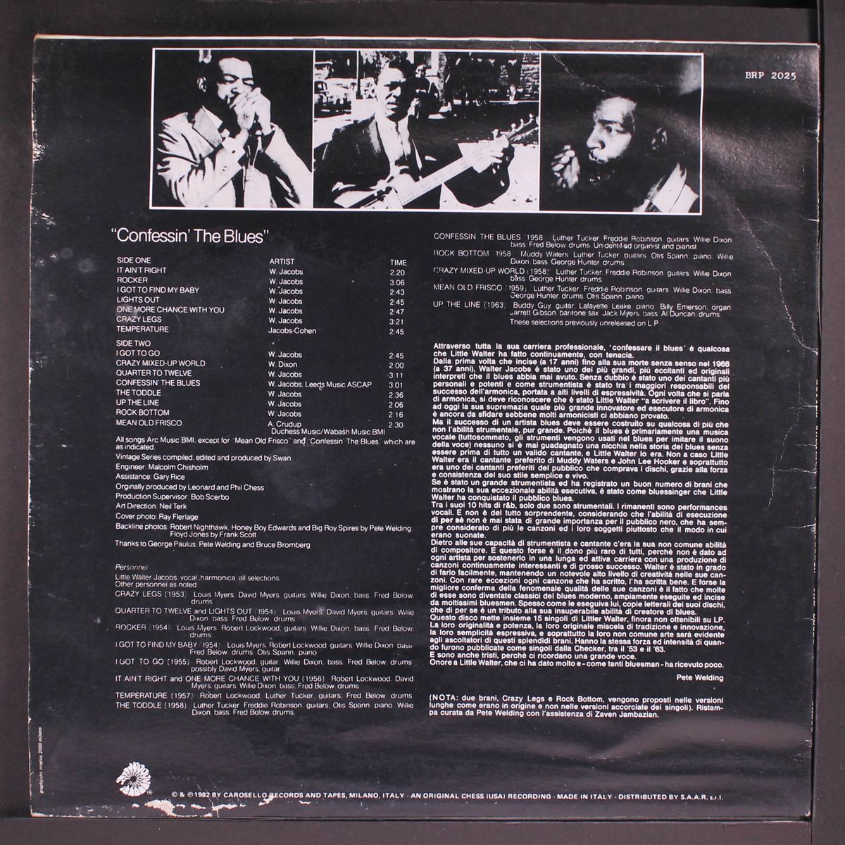 confessin' the blues by LITTLE WALTER