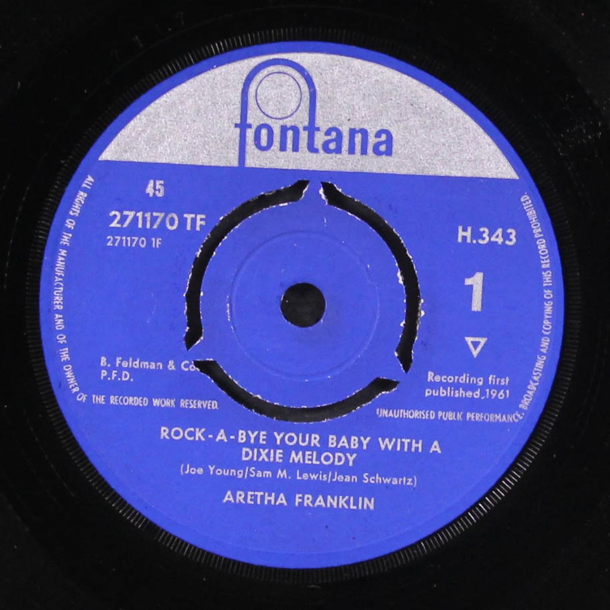 rock-a-bye your baby with a dixie melody / operation heartbreak by ARETHA FRANKLIN