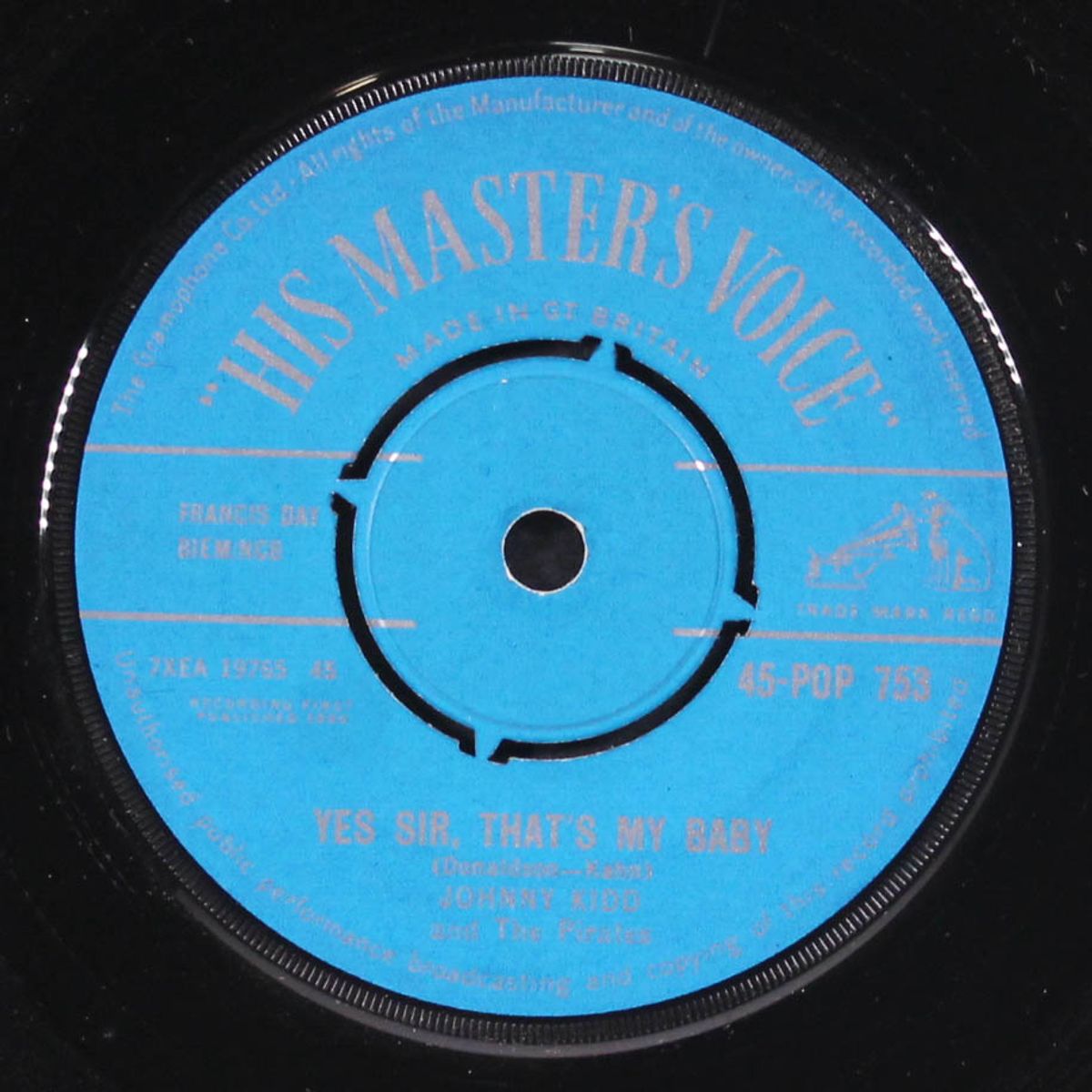 shakin' all over / yes sir, that's my baby by JOHNNY KIDD & PIRATES