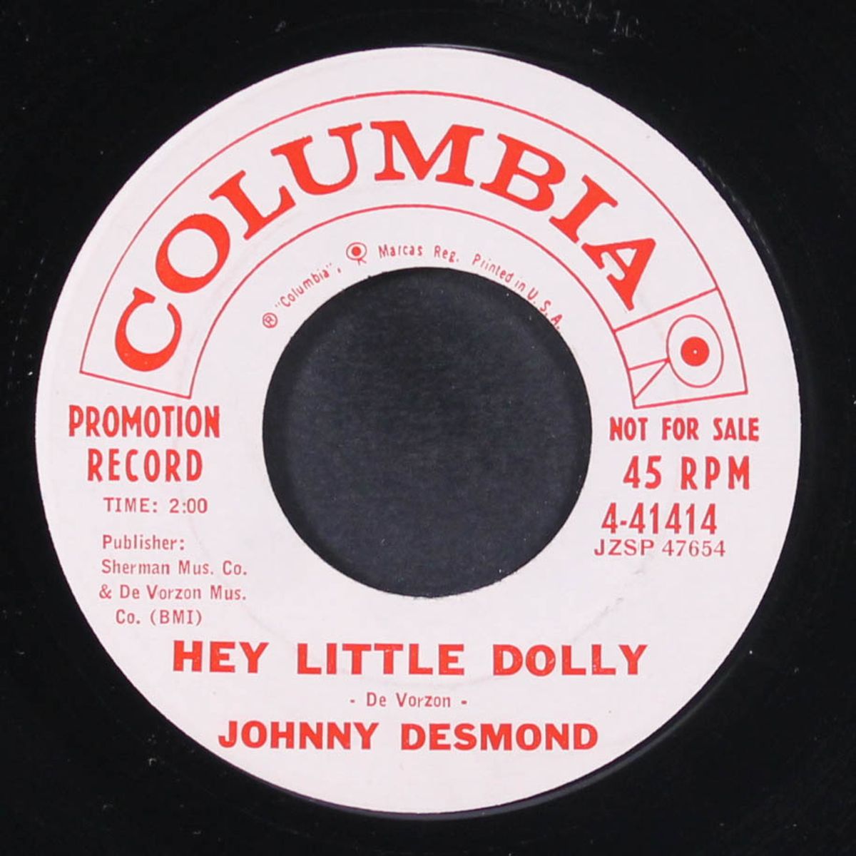 dancin' man / hey little dolly by JOHNNY DESMOND