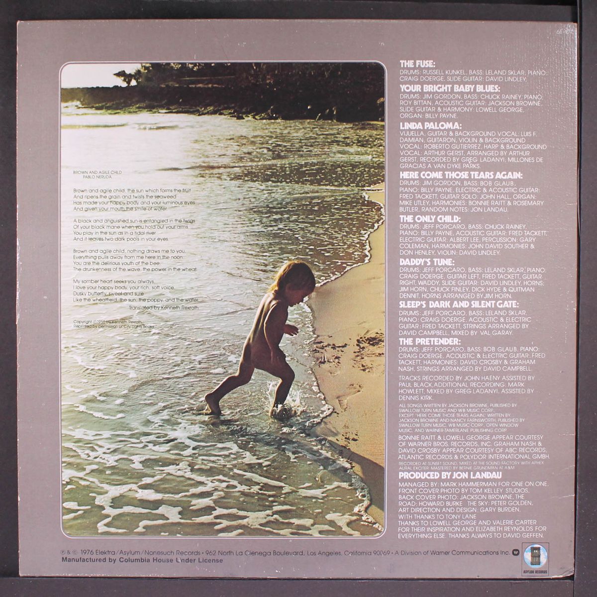 the pretender by JACKSON BROWNE