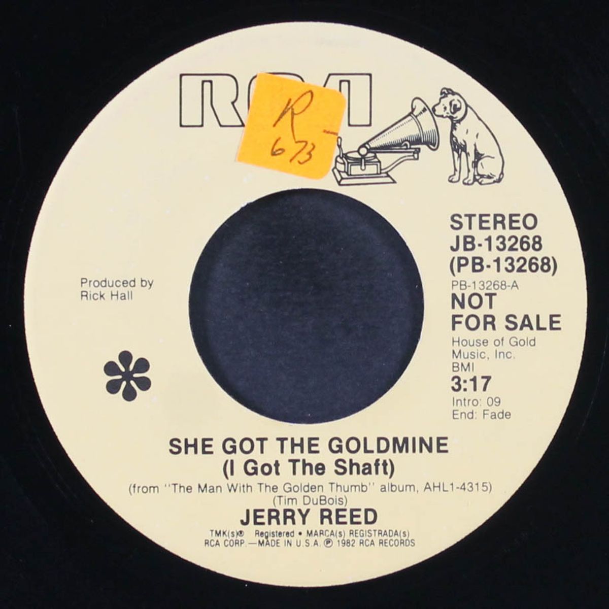 she got the goldmine (i got the shaft) / 44 by JERRY REED