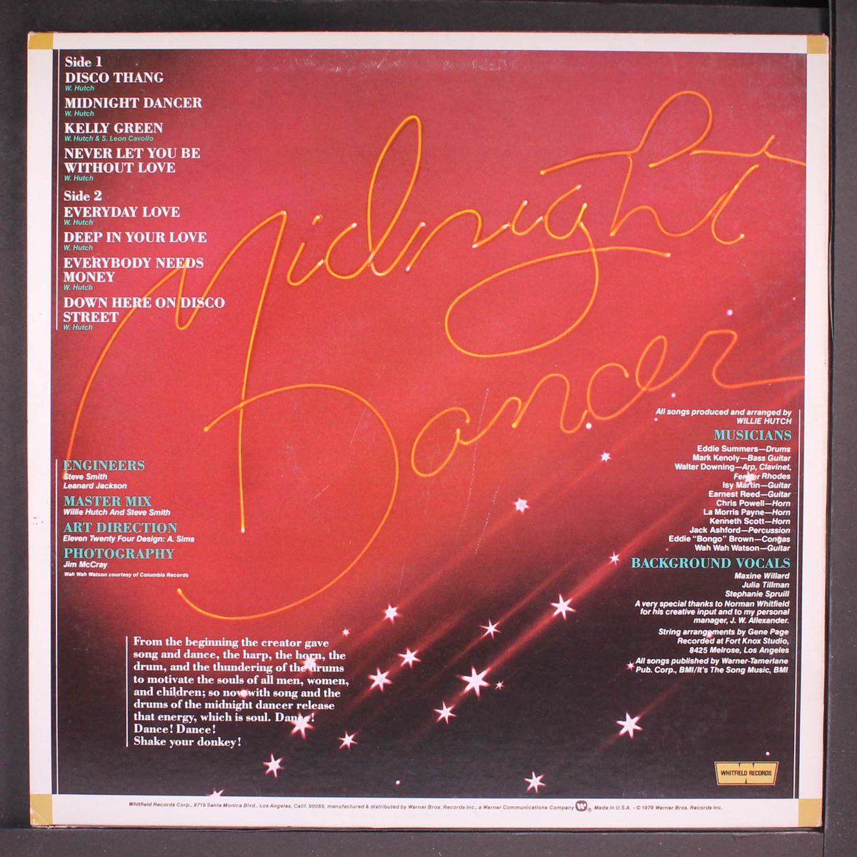 midnight dancer by WILLIE HUTCH