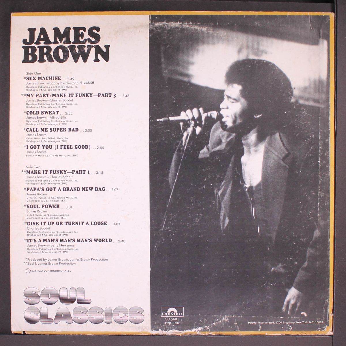 soul classics by JAMES BROWN