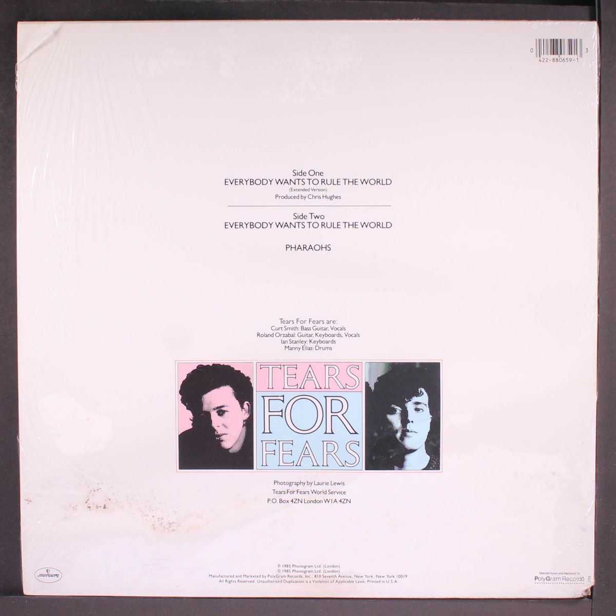 everybody wants to rule the world (extended) / everybody wants to rule the world / pharaohs by TEARS FOR FEARS