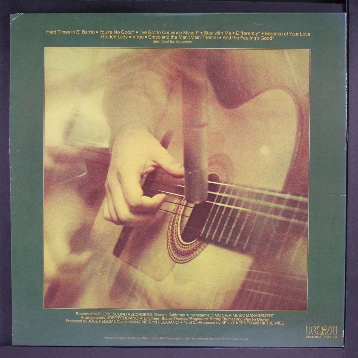 and the feeling's good by JOSE FELICIANO