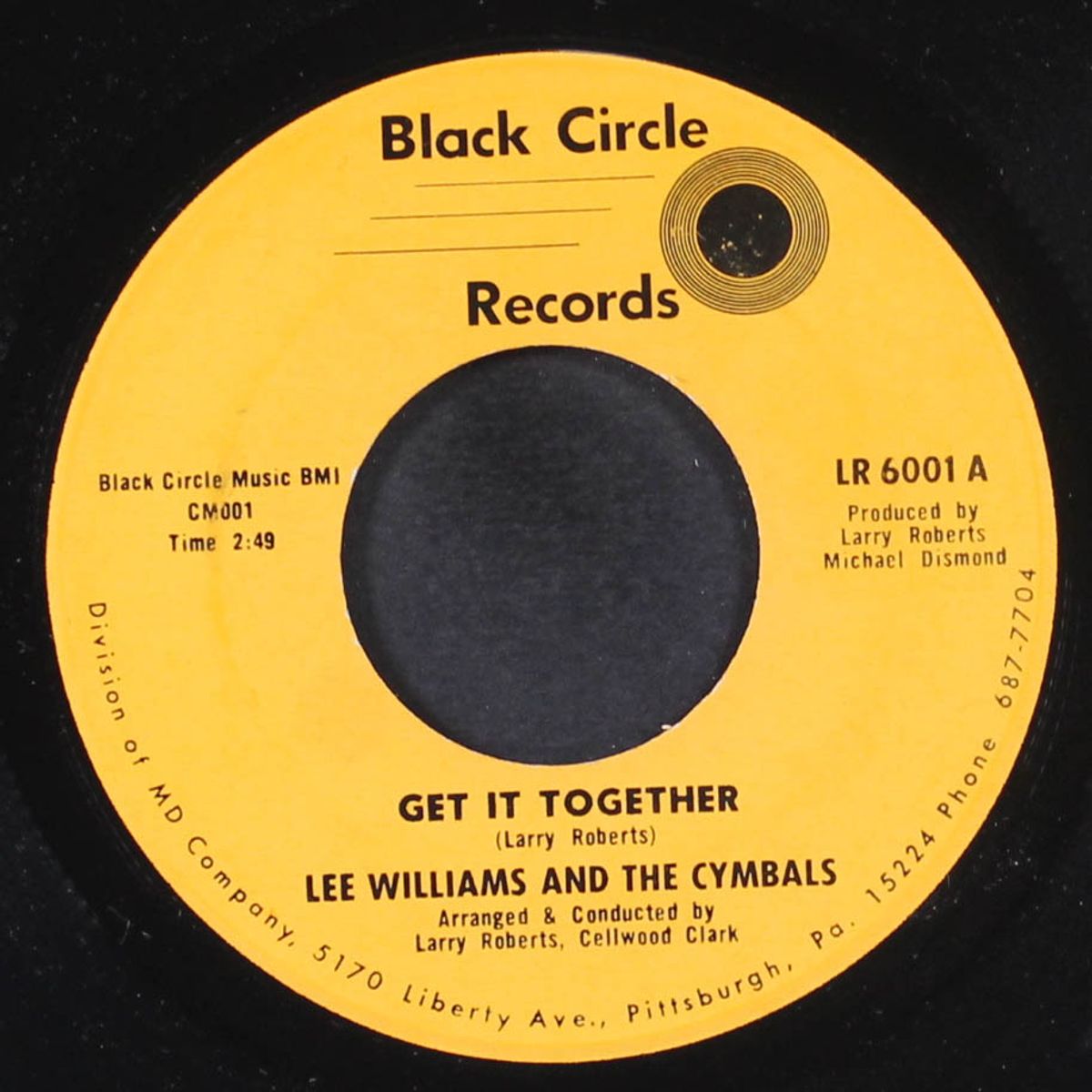 get it together / i can make mistakes too by LEE WILLIAMS & CYMBALS