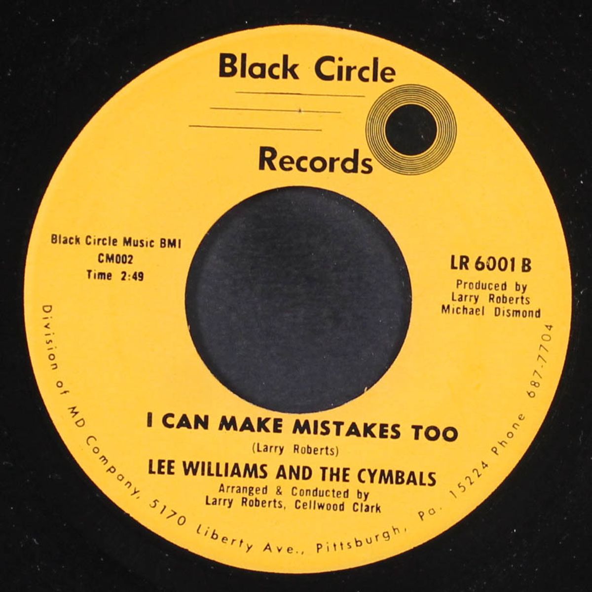 get it together / i can make mistakes too by LEE WILLIAMS & CYMBALS