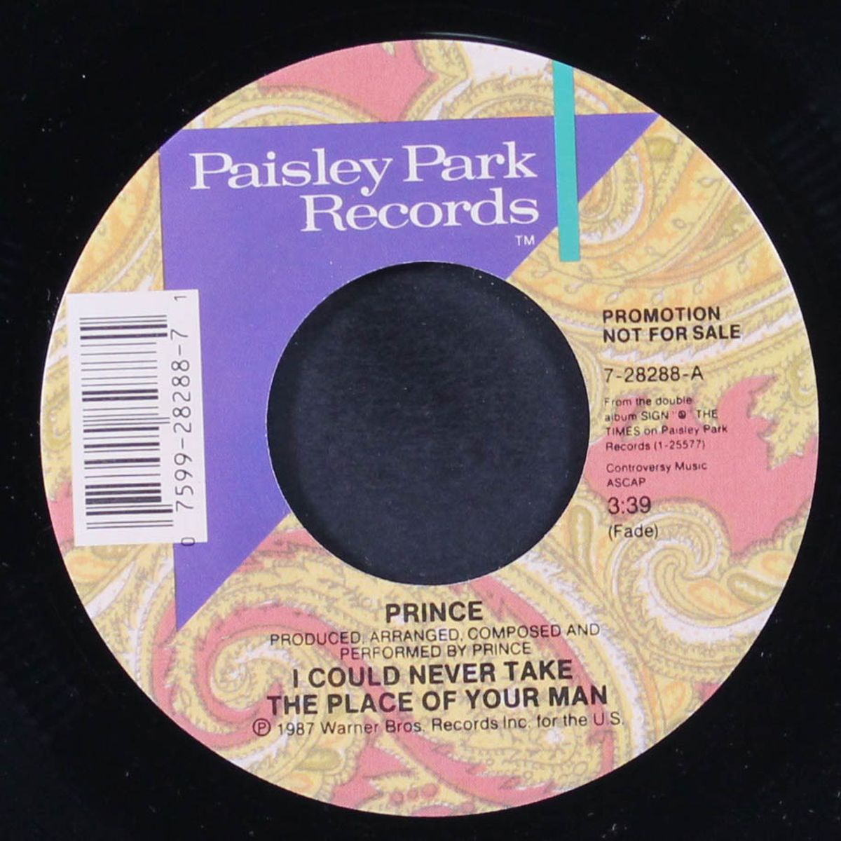 i could never take the place of your man / same by PRINCE