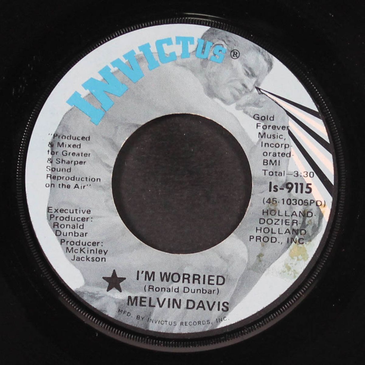 i'm worried / just as long by MELVIN DAVIS