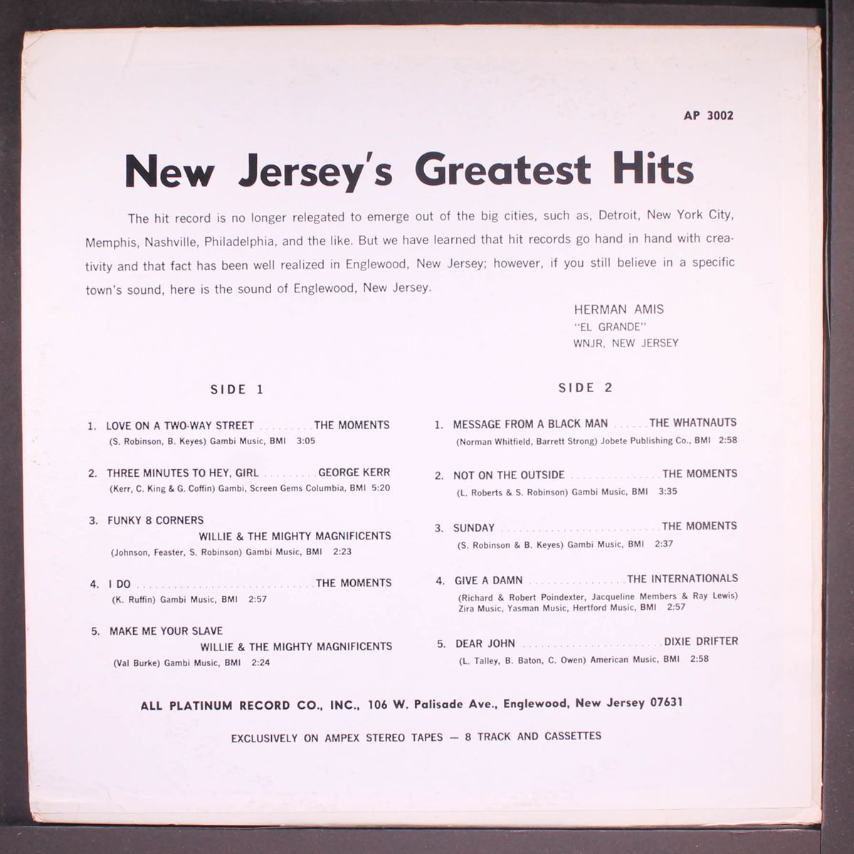 new jersey's greatest hits by VARIOUS