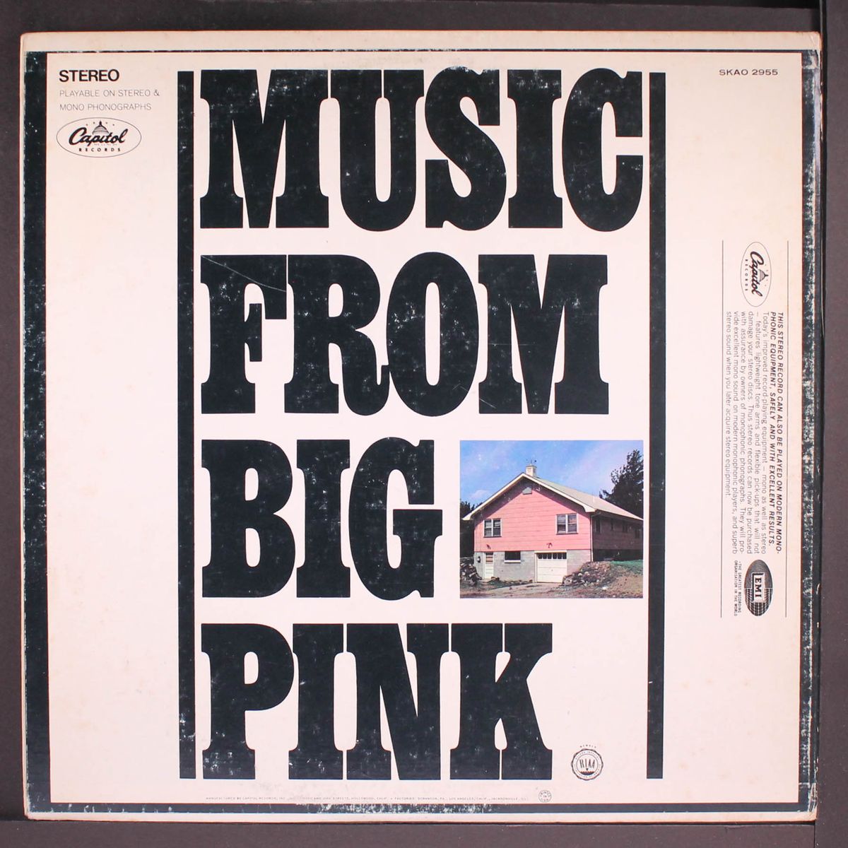 music from big pink by BAND