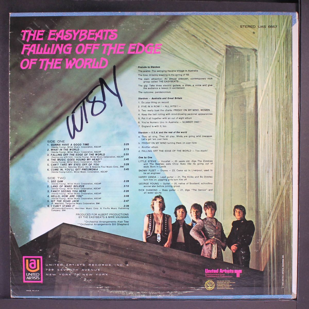 falling off the edge of the world by EASYBEATS