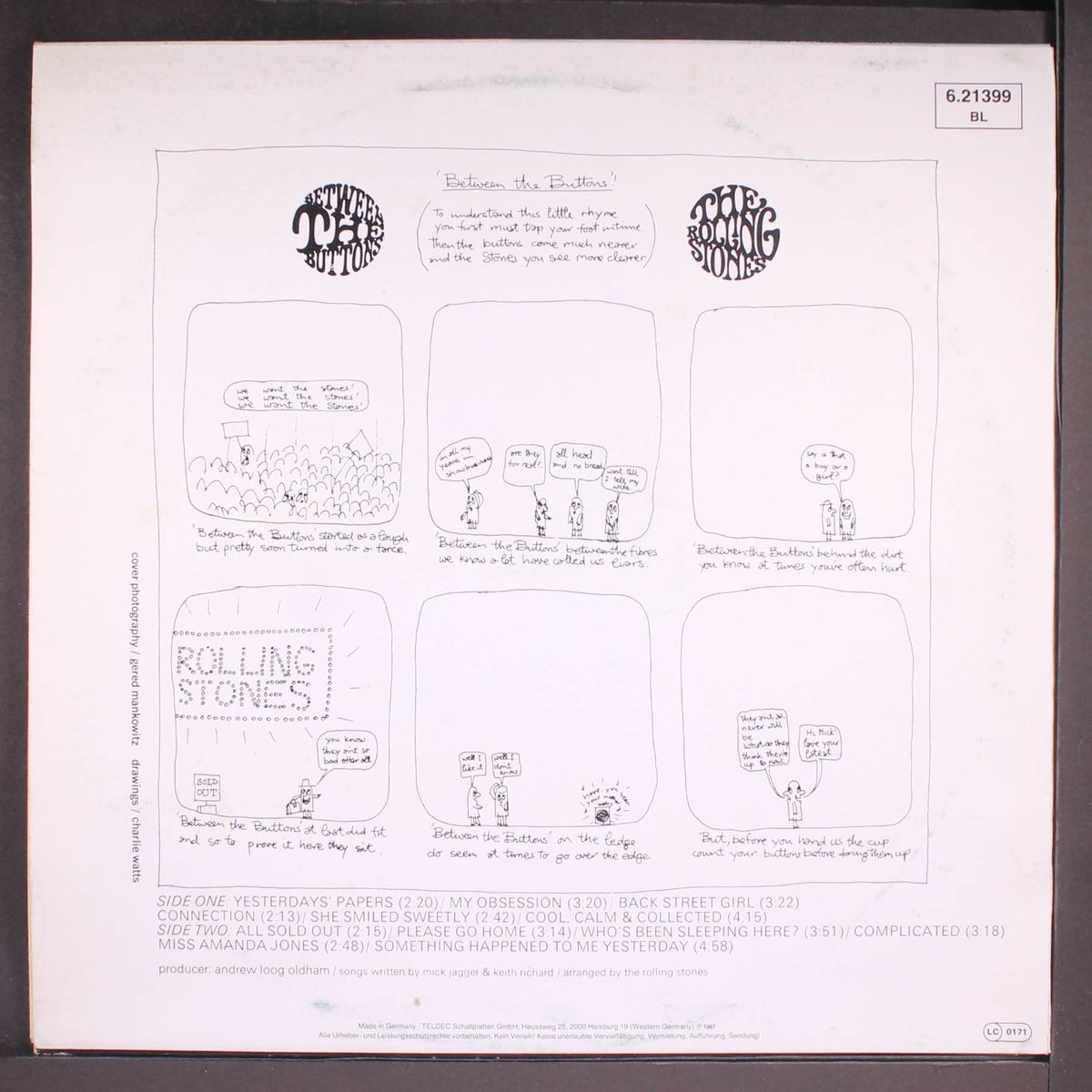 between the buttons by ROLLING STONES