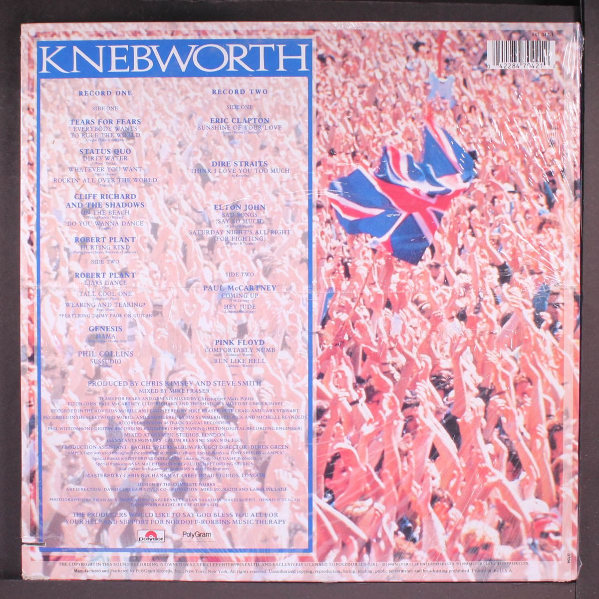 knebworth the album by VARIOUS