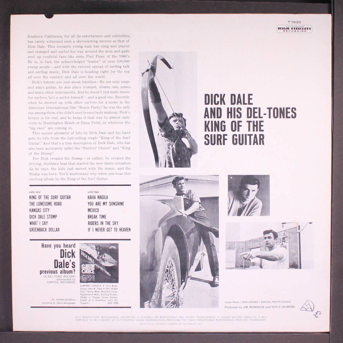 king of the surf guitar by DICK DALE & DEL-TONES