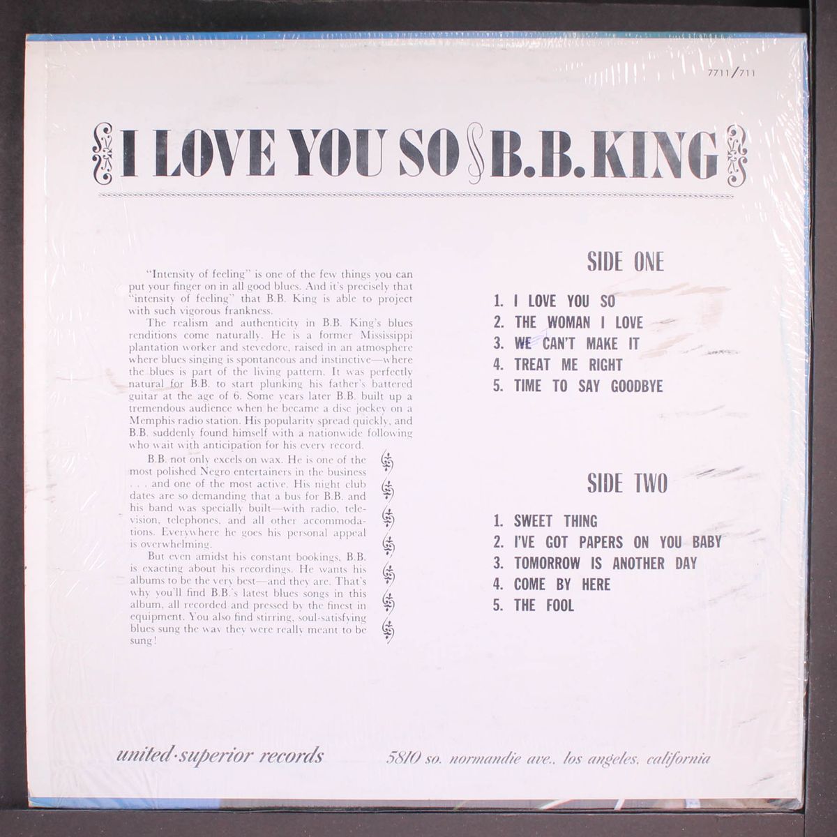 i love you so by B.B. KING